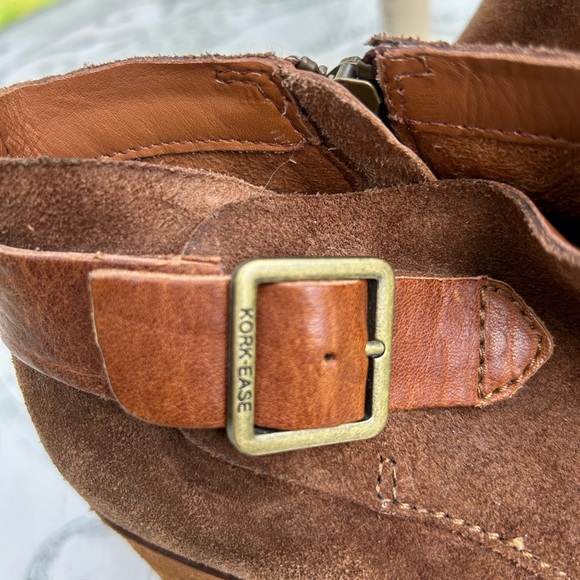 Kork Ease original ankle boots  2” chunk heel Sz 9.5 - Picture 2 of 9